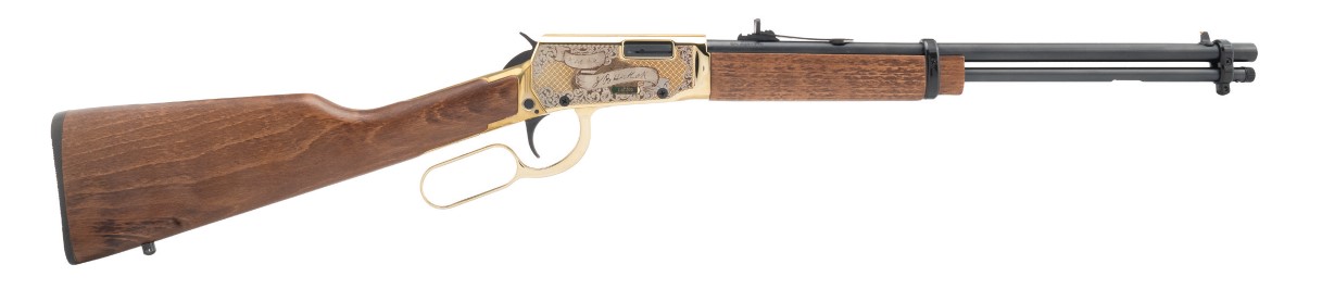 ROSSI RIO BRAVO WILD BILL HICKOK 22LR 18IN BARREL 15RD PVD GOLD ENGRAVED RL22181WD-GWBH - Win Repeating Arms Promotion